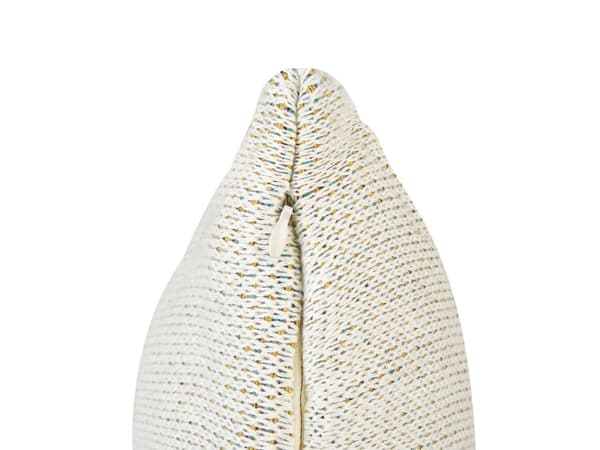 2-pack Prydnadskuddar för barn Beige bomullsöverdrag 45 x 45 cm Taxmönster Sovrumstillbehör för barn