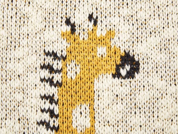 2-pack Prydnadskuddar för barn Beige bomullsöverdrag 45 x 45 cm Giraffmönster Sovrumstillbehör för barn