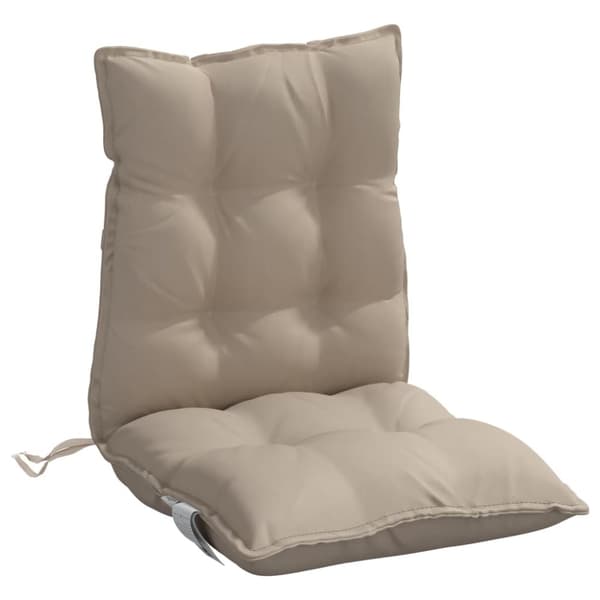 vidaXL Stolsdynor 6 st taupe oxfordtyg
