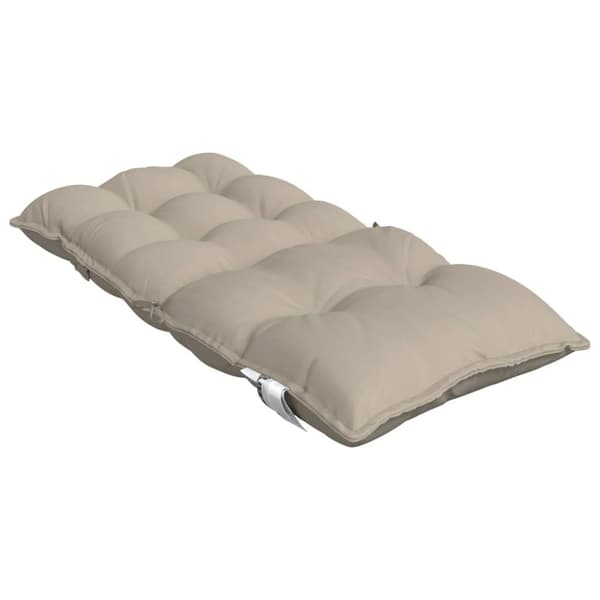 vidaXL Stolsdynor 6 st taupe oxfordtyg