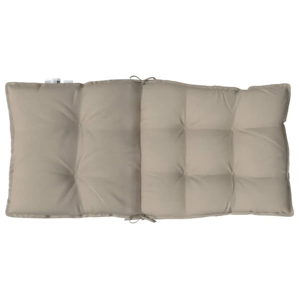 vidaXL Stolsdynor 6 st taupe oxfordtyg