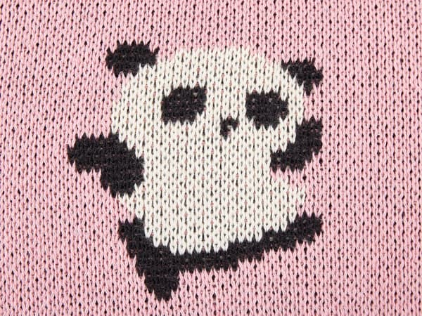 2 st prydnadskuddar för barn Rosa bomullsöverdrag 45 x 45 cm Pandamönster Sovrumstillbehör för barn