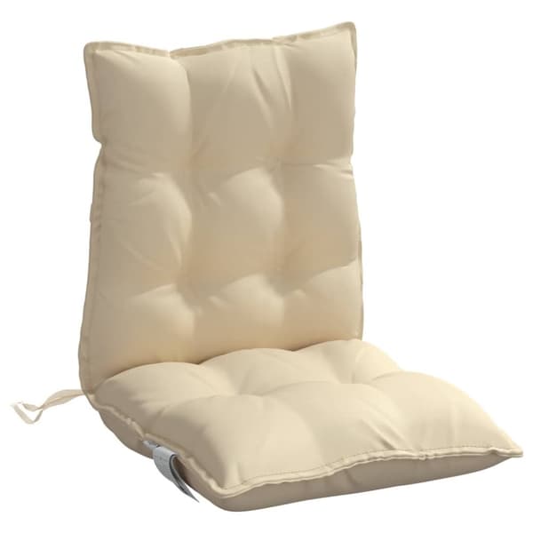 vidaXL Stolsdynor 6 st beige oxfordtyg