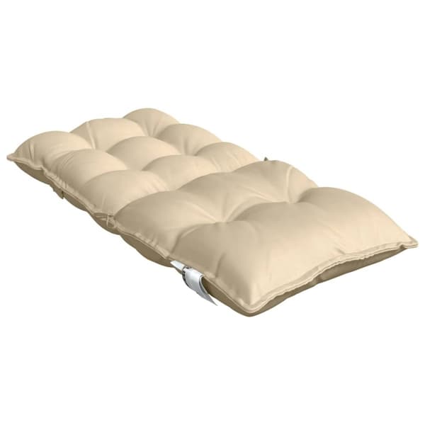 vidaXL Stolsdynor 6 st beige oxfordtyg