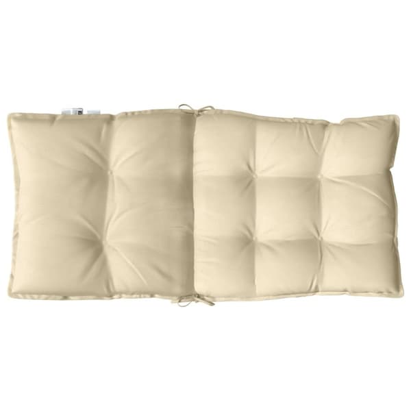 vidaXL Stolsdynor 6 st beige oxfordtyg