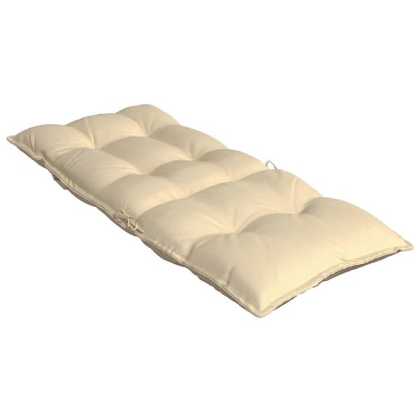 vidaXL stolehynder m. høj ryg 4 stk. oxfordstof beige