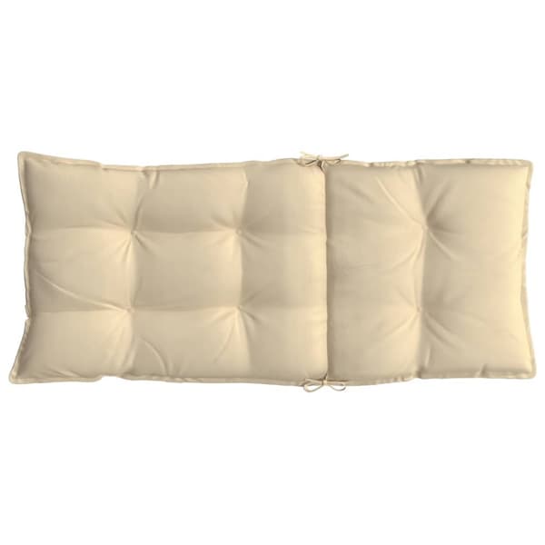vidaXL stolehynder m. høj ryg 4 stk. oxfordstof beige