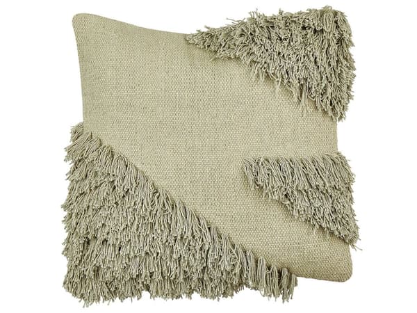 Prydnadskuddar 2 st grön bomull 45 x 45 cm kuddar med mjuk fyllning tillbehör vardagsrum sovrum