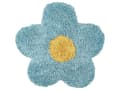 Miniatyrbilde 4 av 7: Sett med 2 pynteputer Blå Bomull 30 x 30 cm Blomsterform Avtakbare trekk Dekorasjon Tekstiler Barnerom Barneputer