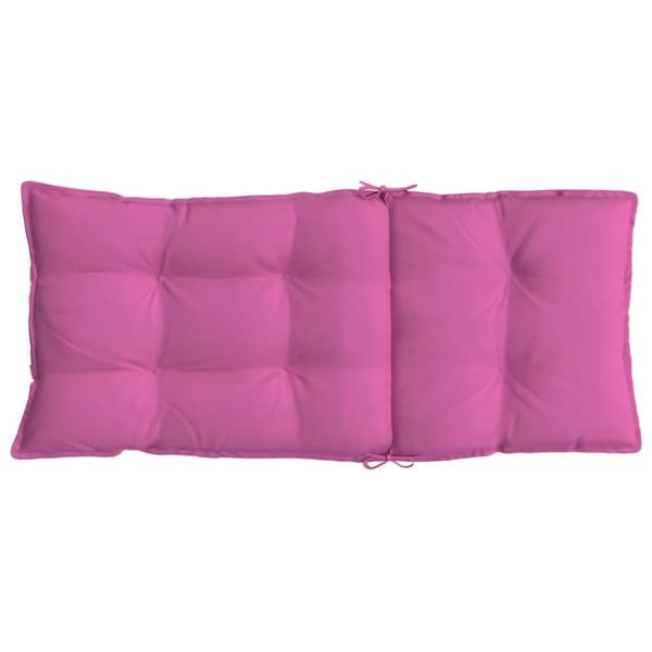 vidaXL stolehynder m. høj ryg 4 stk. oxfordstof pink