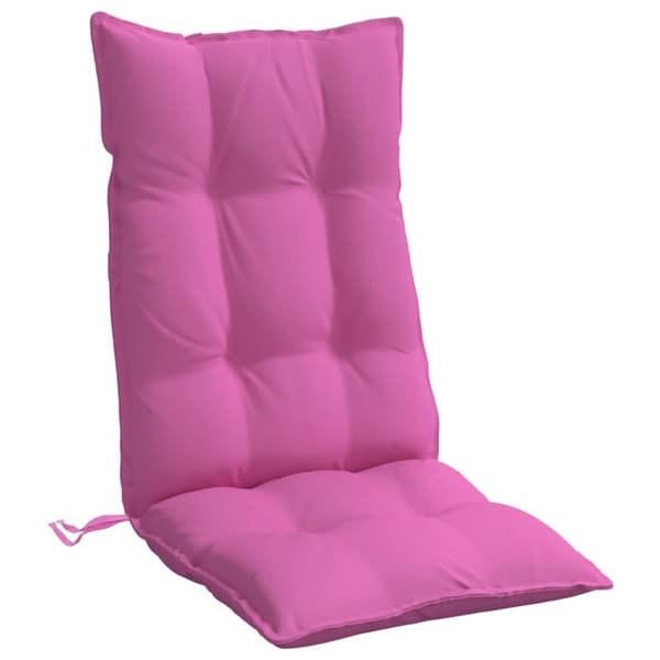 vidaXL stolehynder m. høj ryg 2 stk. oxfordstof pink