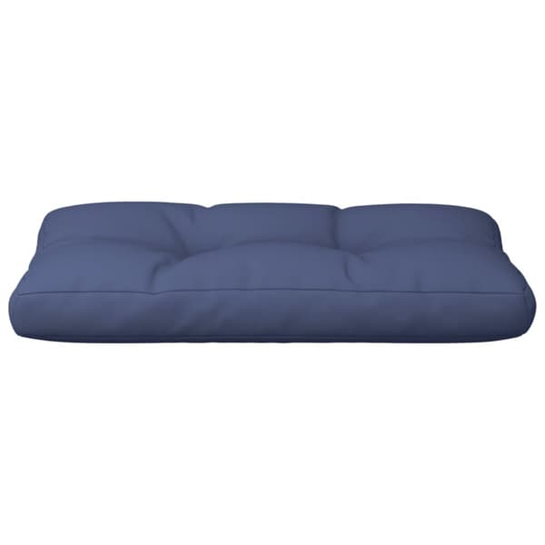 vidaXL pallehynde 80x40x12 cm stof marineblå