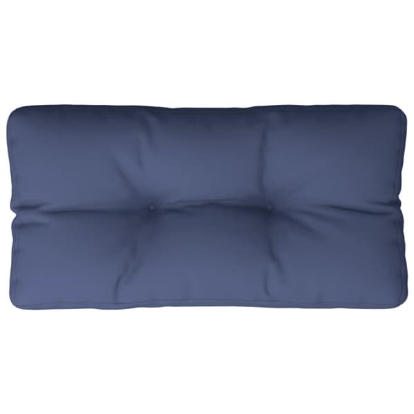vidaXL pallehynde 80x40x12 cm stof marineblå