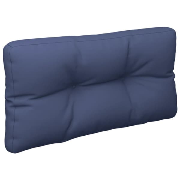 vidaXL pallehynde 80x40x12 cm stof marineblå