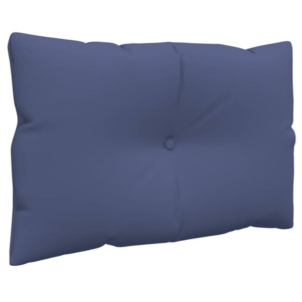 vidaXL pallehyndesæt 60x38x13 cm stof Marineblå