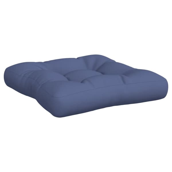 vidaXL pallehyndesæt 60x38x13 cm stof Marineblå