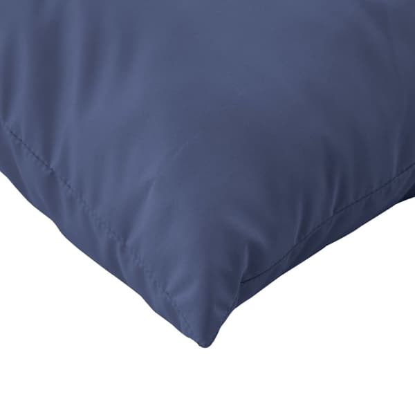 vidaXL pallehyndesæt 60x38x13 cm stof Marineblå