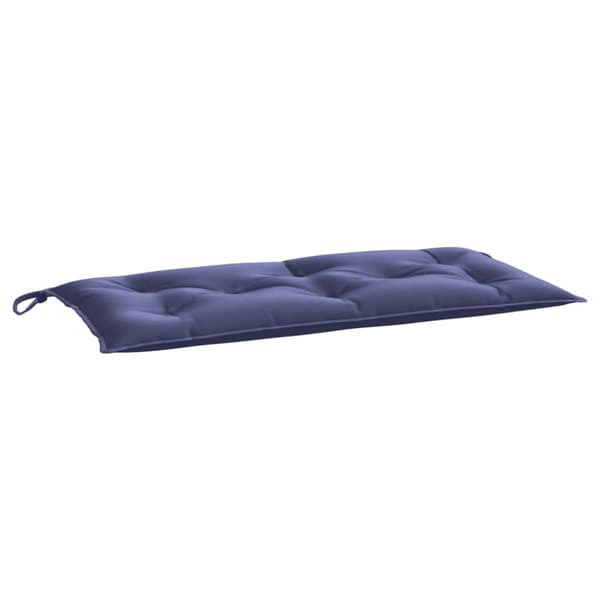 vidaXL Bänkdynor för trädgården 2st marinblå 100x50x7cm oxfordtyg