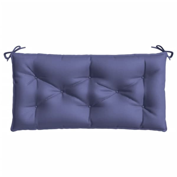 vidaXL Bänkdynor för trädgården 2st marinblå 100x50x7cm oxfordtyg