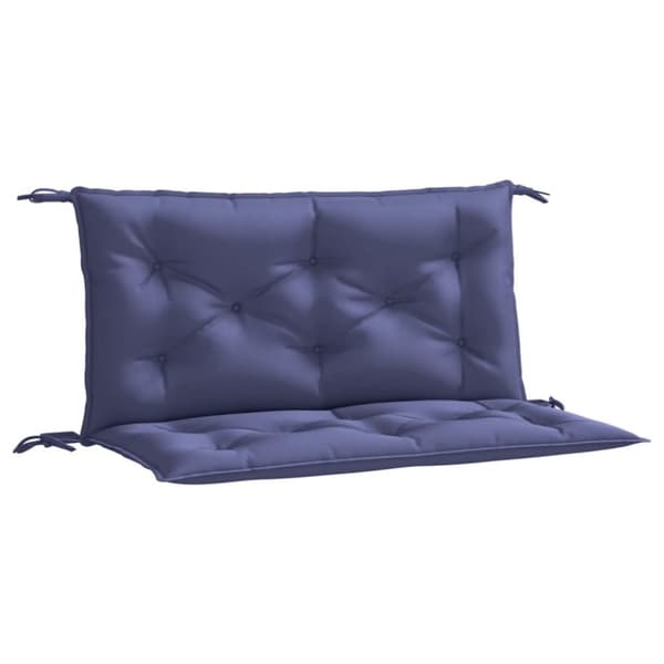 vidaXL Bänkdynor för trädgården 2st marinblå 100x50x7cm oxfordtyg