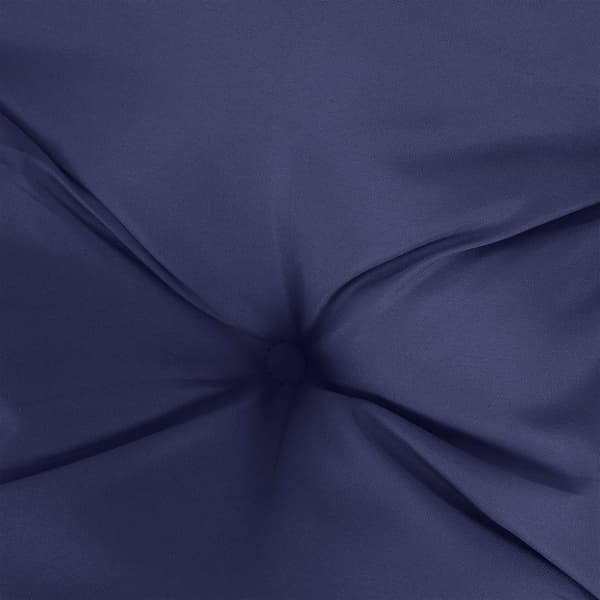 vidaXL Bänkdynor för trädgården 2st marinblå 200x50x7cm oxfordtyg