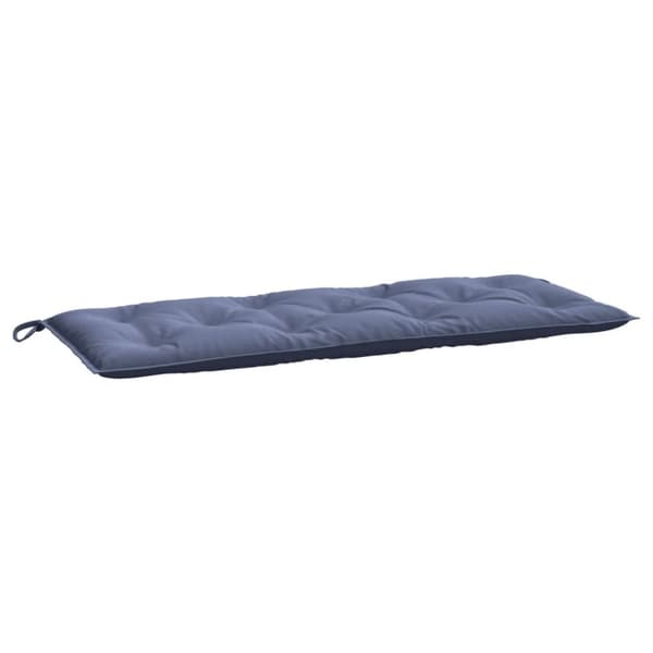 vidaXL Bänkdynor för trädgården 2st marinblå 120x50x7cm oxfordtyg