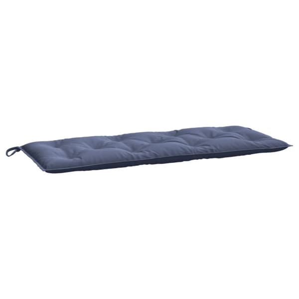 vidaXL hynder til havebænk 120x50x7 cm oxfordstof marineblå