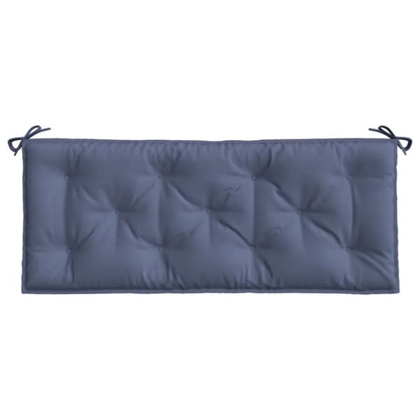 vidaXL hynder til havebænk 120x50x7 cm oxfordstof marineblå