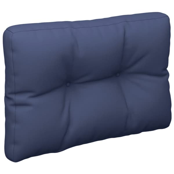 vidaXL pallehyndesæt 60x40x12 cm stof Marineblå
