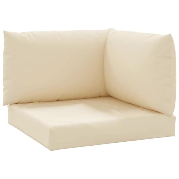 vidaXL Palldynor 3 st beige oxfordtyg