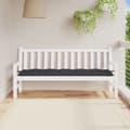 Miniatyrbillede 1 af 7: vidaXL hynde til havebænk 180x50x7 cm oxfordstof sort