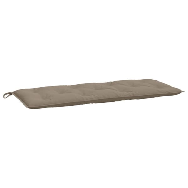 vidaXL hynde til havebænk 120x50x7 cm oxfordstof gråbrun