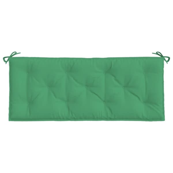 vidaXL hynder til havebænk 2 stk. 120x50x7 cm oxfordstof grøn