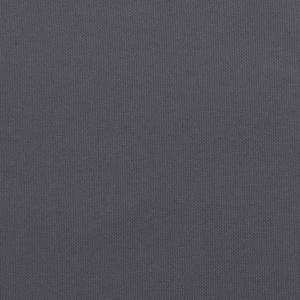 vidaXL Bänkdyna för trädgården antracit 120x50x7 cm oxfordtyg