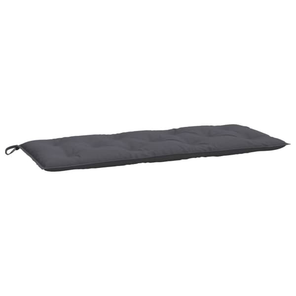 vidaXL Bänkdyna för trädgården antracit 120x50x7 cm oxfordtyg