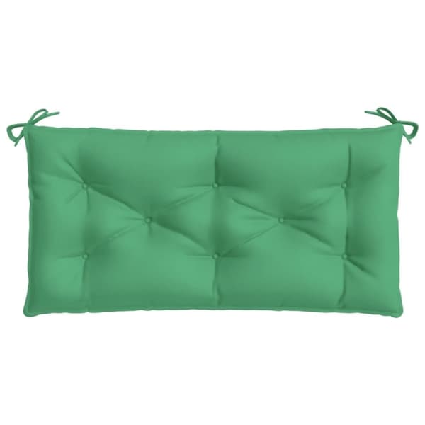 vidaXL hynder til havebænk 2 stk. 100x50x7 cm oxfordstof grøn