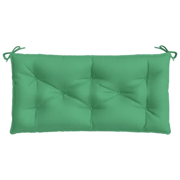 vidaXL hynde til havebænk 110x50x7 cm oxfordstof grøn