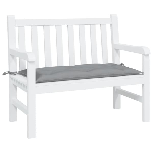 vidaXL hynde til havebænk 110x50x7 cm oxfordstof grå
