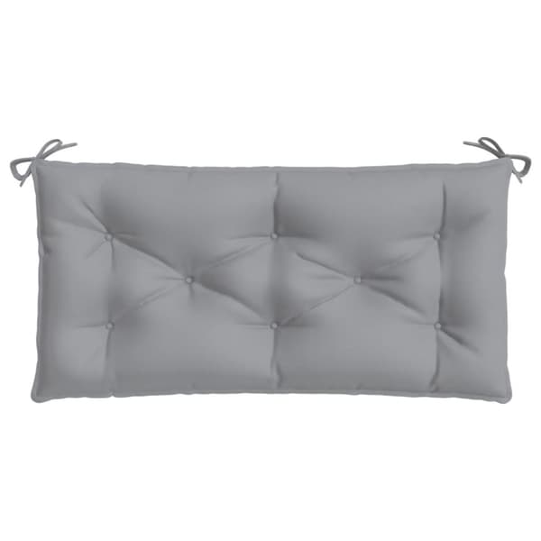 vidaXL hynde til havebænk 110x50x7 cm oxfordstof grå