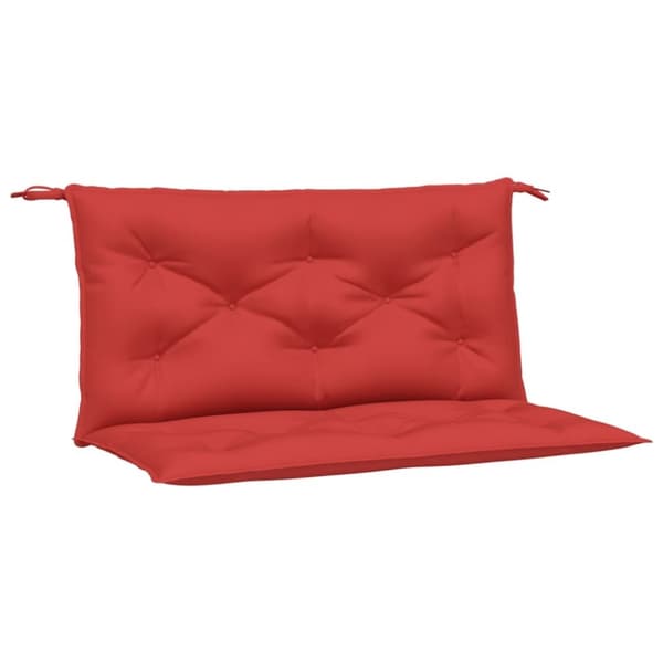 vidaXL hynder til havebænk 2 stk. 100x50x7 cm oxfordstof rød