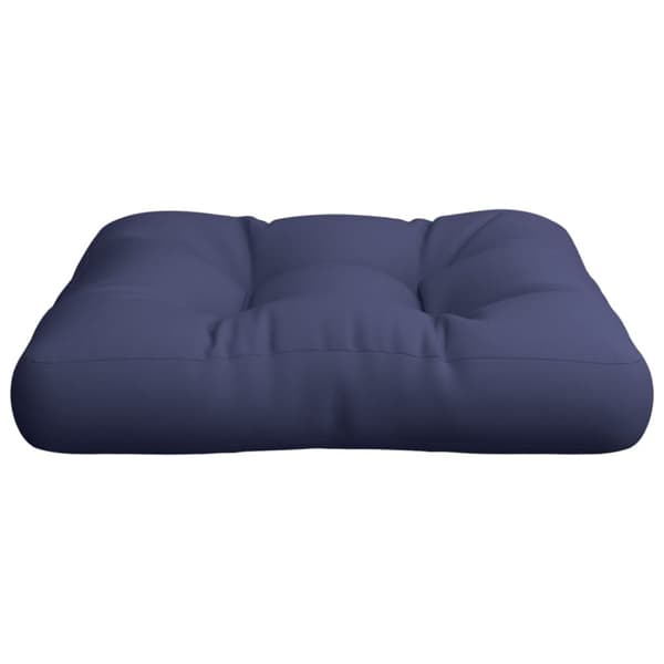 vidaXL pallehynde 50x50x12 cm stof marineblå