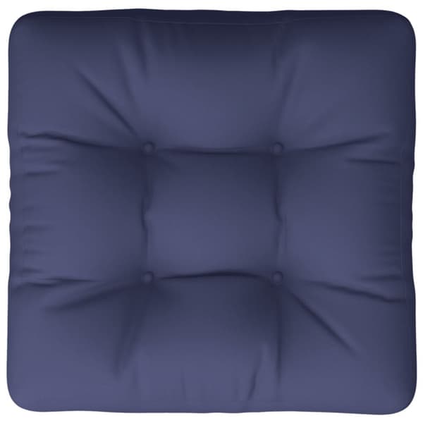 vidaXL pallehynde 50x50x12 cm stof marineblå