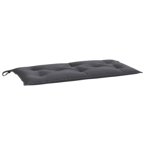 vidaXL hynder til havebænk 2 stk. 100x50x7 cm oxfordstof antracitgrå