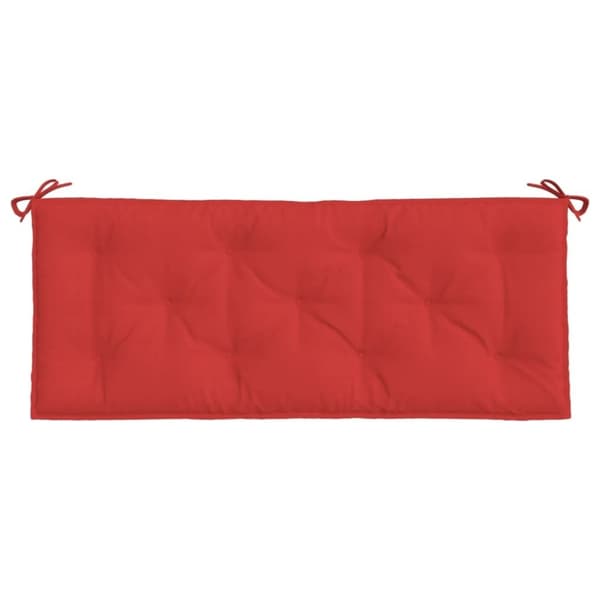 vidaXL hynde til havebænk 120x50x7 cm oxfordstof rød