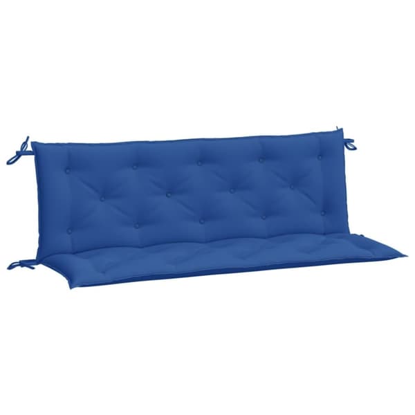 vidaXL Bänkdynor för trädgården 2st blå 150x50x7cm oxfordtyg