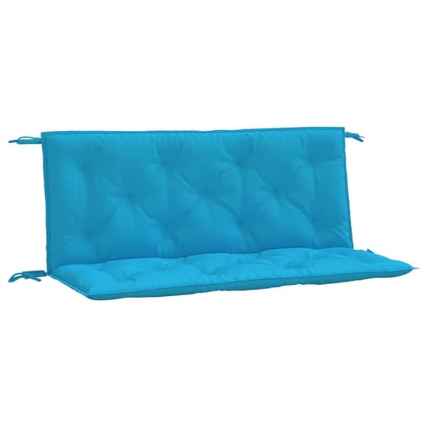 vidaXL Bänkdynor för trädgården 2st ljusblå 120x50x7cm oxfordtyg