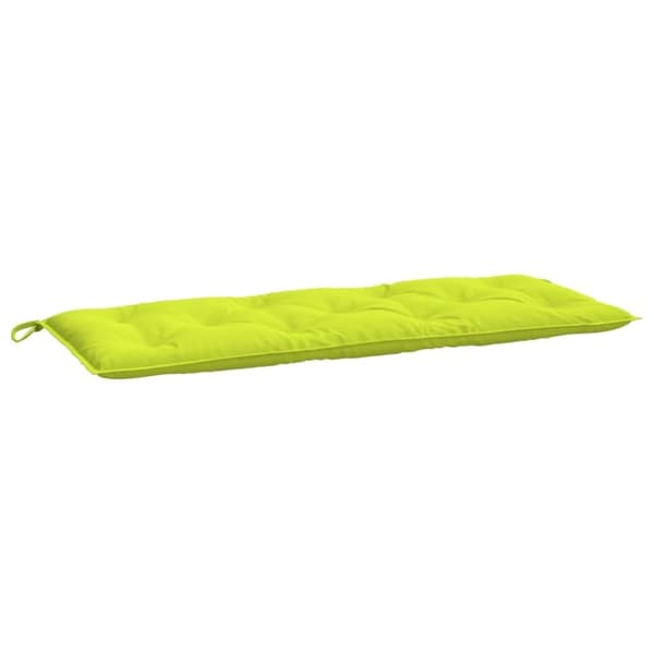 vidaXL hynder til havebænk 2 stk. 120x50x7 cm oxfordstof lysegrøn