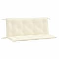 Miniatyrbillede 2 af 9: vidaXL hynder til havebænk 2 stk. 120x50x7 cm oxfordstof cremefarvet