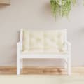 Miniatyrbillede 1 af 9: vidaXL hynder til havebænk 2 stk. 100x50x7 cm oxfordstof cremefarvet