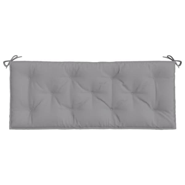 vidaXL hynde til havebænk 120x50x7 cm stof grå